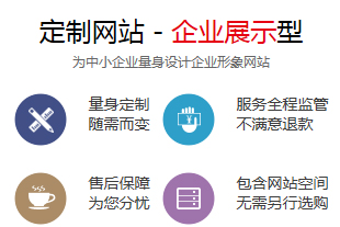 定制網(wǎng)站-企業(yè)展示型